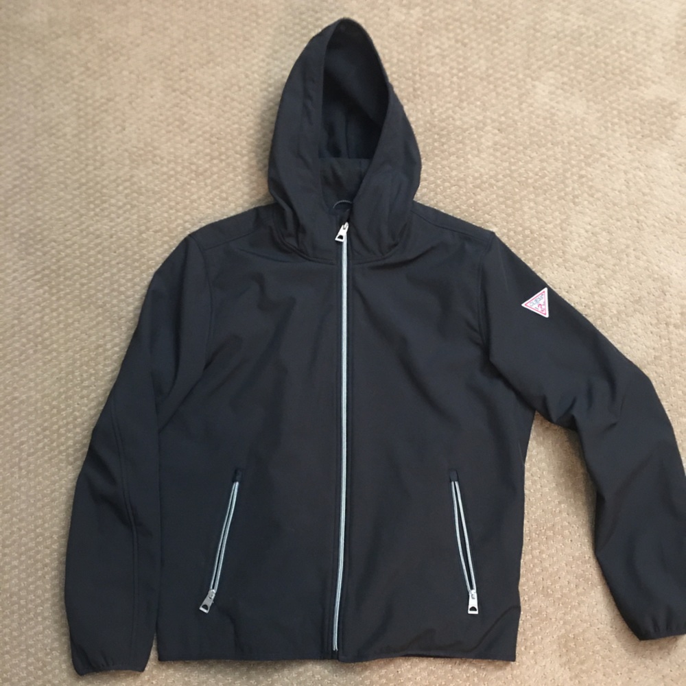 Guess wind blocker jacket size large worn once